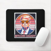 Niedlich Bitcoin Daddy Trump Crypto King Internet Mousepad (Mit Mouse)