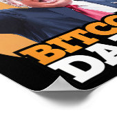 Niedlich Bitcoin Daddy Trump Crypto King Money Evo Poster (Ecke)