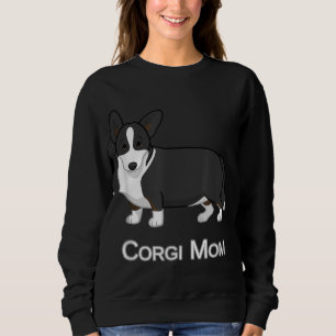 Niedlich Black Cardigan Welsh Corgi Mama Dog Lover Sweatshirt