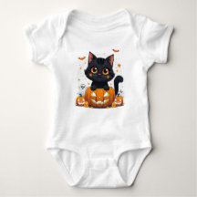 Niedlich Black Cat Halloween Kawaii