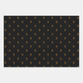 Niedlich Black Cat Halloween | Kawaii Pumpkin Geschenkpapier Set (Vorderseite 3)