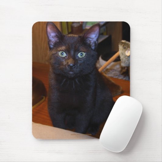 Niedlich Black Cat Mousepad (Mit Mouse)