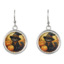 Niedlich Black Cat Orange Pumpween