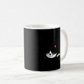 Niedlich Black Cat Snacks Nickerchen Funny Sprichw Kaffeetasse (VorderseiteRechts)