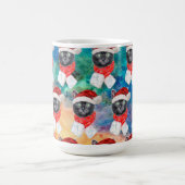 Niedlich Black Cat Weihnachtsfeiertage Kaffeetasse (Mittel)