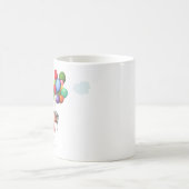Niedlich Black Girl Balloons Coworker Abschied Kaffeetasse (Mittel)