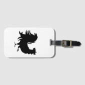 Niedlich Black-Glücksbringer Gepäckanhänger (Vorderseite (Horizontal))