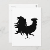 Niedlich Black-Glücksbringer Postkarte (Vorne/Hinten)