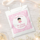 Niedlich Black Hair Ballerina 'I went to' Geschenktütchen (Ausgeschnitten)