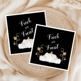 Niedlich Black Happy Halloween Pumpkin Serviette