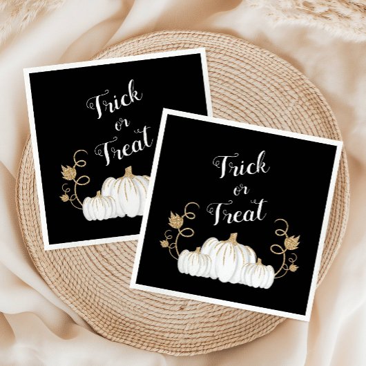 Niedlich Black Happy Halloween Pumpkin Serviette