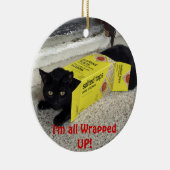 Niedlich Black Kitten Weihnachtsschmuck (Rechts)