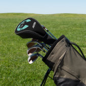 Niedlich Black Kitty Cat | Cool Kitten Personalisi Golf Headcover (In SItu)