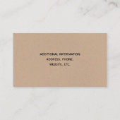 Niedlich Black Kitty Cat | Fun Feline | Quirky Ani Visitenkarte (Rückseite)