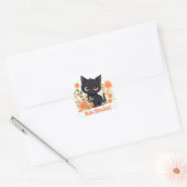 Niedlich Black Kitty Sticker Kawaii Chibi (Umschlag)