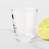 Niedlich Black Krawatte Tuxedo Trauzeuge Hochzeit Schnapsglas (Rechts)