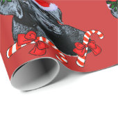 Niedlich Black Labrador Retriever Geschenkpapier (Rolleneckpunkt)