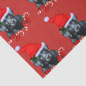 Niedlich Black Labrador Retriever Seidenpapier (Detail)