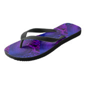 Niedlich Black LILA BLUE Moderne Frauen Flip Flops Badesandalen (Schrägansicht)