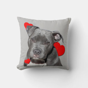 Niedlich Black PopArt Colorful Pit Bull Staffordsh Kissen