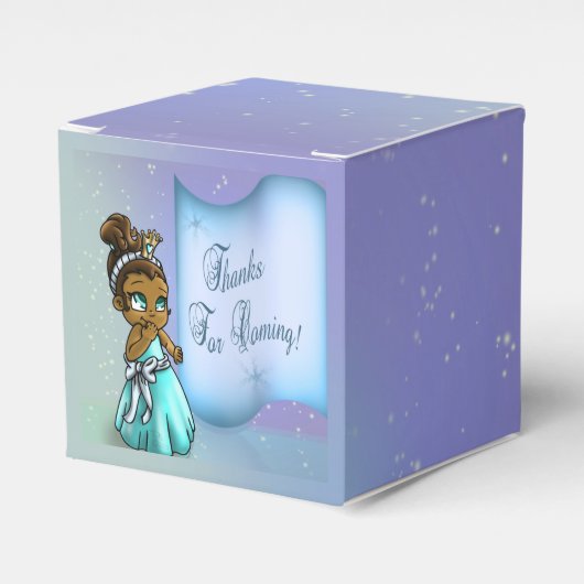 Niedlich Black Princess Birthday Geschenkschachtel (Vorderseite)