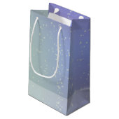 Niedlich Black Princess Birthday Kleine Geschenktüte (Rückseite Schrägansicht)