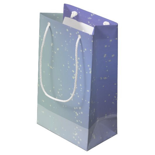 Niedlich Black Princess Birthday Kleine Geschenktüte (Rückseite Schrägansicht)