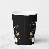 Niedlich Black Pumpkin Happy Halloween Pappbecher (Rechts)