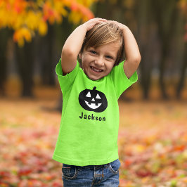 Niedlich Black Pumpkin Individuelle Name Halloween T-Shirt