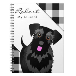 Niedlich Black Schnauzer-Notebook Notizblock