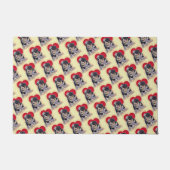 Niedlich Black Tan Bernedoodle Fußmatte (Vorderseite)