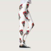 Niedlich Black Tan Bernedoodle Leggings (Rechts)