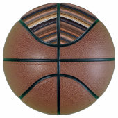 Niedlich-blaubraune Streifen Basketball (Rechts)