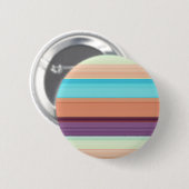 Niedlich-blaubraune Streifen Button (Vorne & Hinten)
