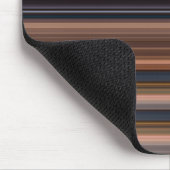 Niedlich-blaubraune Streifen Mousepad (Ecke)