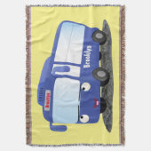 Niedlich-blaue Cartoon-Abbildung Decke (Vorderseite Vertikal)