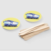 Niedlich-blaue Cartoon-Abbildung Fächer (Non-assembled)