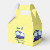 Niedlich-blaue Cartoon-Abbildung Geschenkschachtel (Vorderseite)