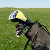 Niedlich-blaue Cartoon-Abbildung Golf Headcover (In SItu)