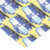 Niedlich-blaue Cartoon-Abbildung Kurzer Tischläufer (Ecke)