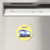 Niedlich-blaue Cartoon-Abbildung Magnet (In Situ (Geschirrspüler))