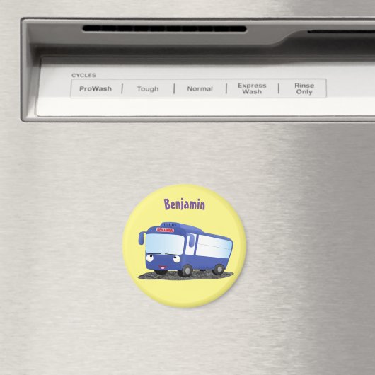 Niedlich-blaue Cartoon-Abbildung Magnet (In Situ (Geschirrspüler))