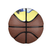 Niedlich-blaue Cartoon-Abbildung Mini Basketball (Rechts)