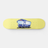 Niedlich-blaue Cartoon-Abbildung Skateboard (Horizontal)