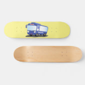Niedlich-blaue Cartoon-Abbildung Skateboard (Horizontal)