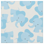 Niedlich-blaue Elephant-Kinderzimmer Stoff (Nahaufnahme)