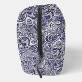 Niedlich-blaue Paisley-Muster Waschbeutel (Rechts)