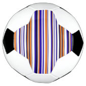 Niedlich-blaue Streifen Fußball (Gedreht)