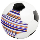 Niedlich-blaue Streifen Fußball (Dreiviertel)