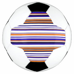Niedlich-blaue Streifen Fußball